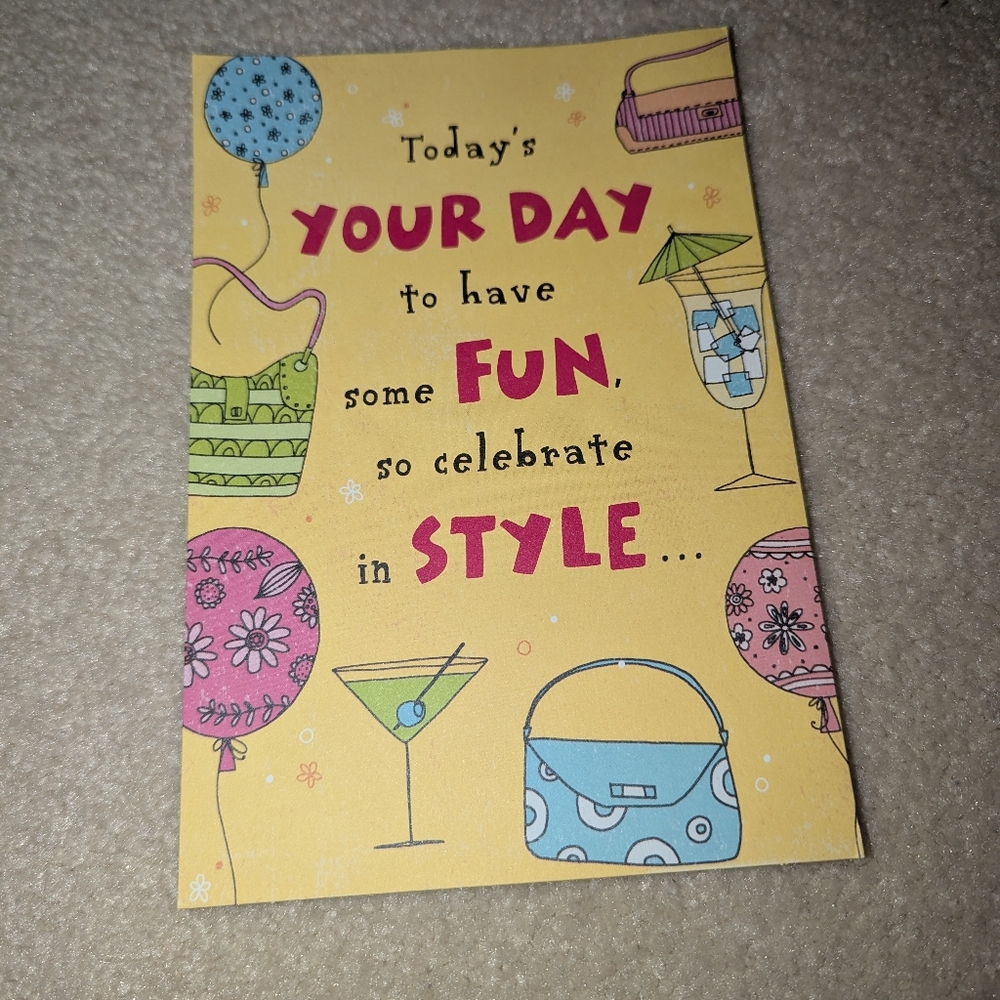 Hallmark Birthday Card